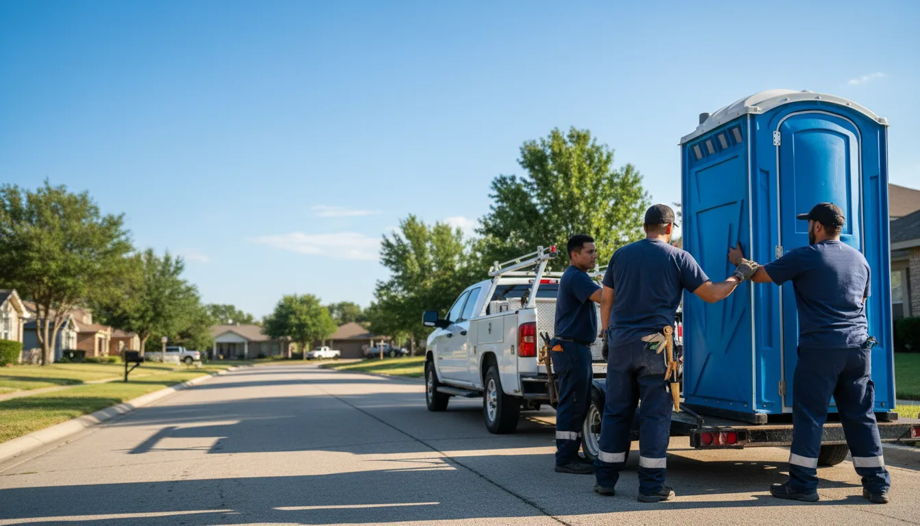 Portable Toilet Rental in Buckholts, TX near me